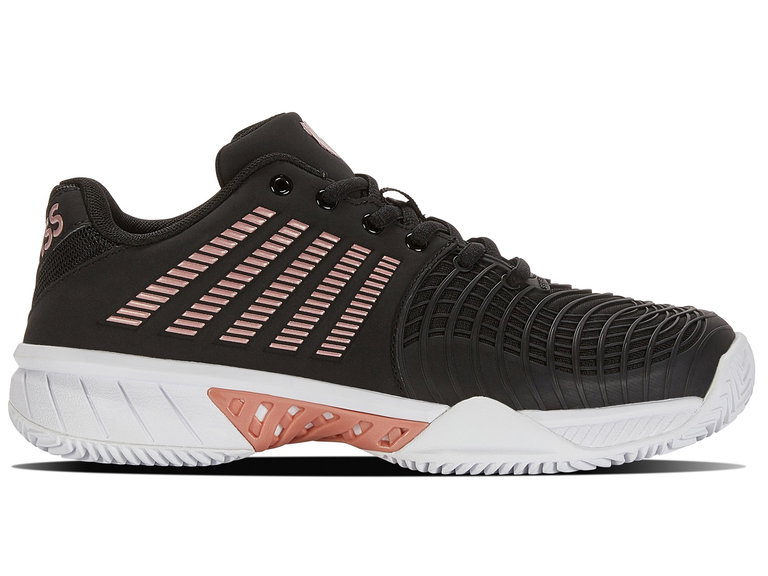 KSwiss Tennis Shoes Express Light 3 Clay/Sand Court Black/Grey Ladies
